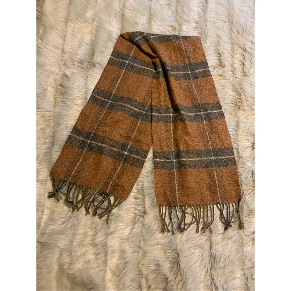 Cashmink by V. Fraas Plaid Scarf